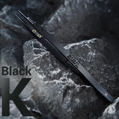 2uul TW32 Black K Flat Tip ESD-Safe Ceramic Tweezers - Tweezers by 2UUL | Online Shopping UK | buy2fix