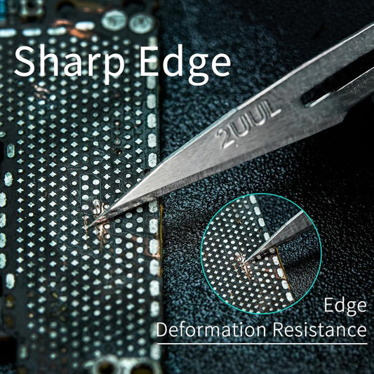 2uul 100 in 1 DA18 BB Shark Blade Series High-Carbon Steel No.11 Blade - Others by 2UUL | Online Shopping UK | buy2fix