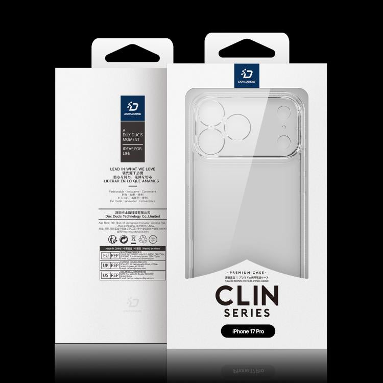 For iPhone 17 Pro DUX DUCIS Clin Series PC + TPU Phone Case(Transparent) - iPhone 17 Pro Cases by DUX DUCIS | Online Shopping UK | buy2fix