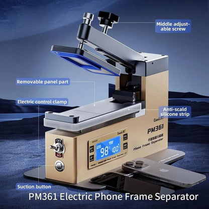 Qianli PM361 Electric Mobile Phone Disassembly Frame Back Cover Separator, Plug:UK Plug - Separation Equipment by QIANLI | Online Shopping UK | buy2fix