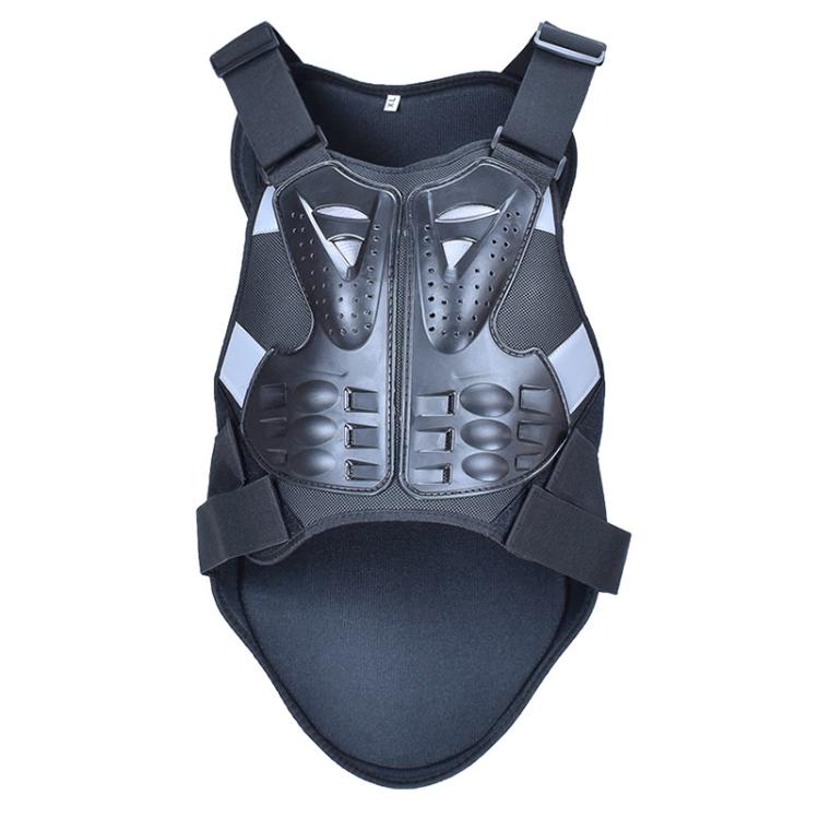 GHOST RACING GH-HJY08 Motorcycle Armor Vest Chest Protector Riding Hard Shell Clothes, Size:L(Black) - Protective Gear by GHOST RACING | Online Shopping UK | buy2fix