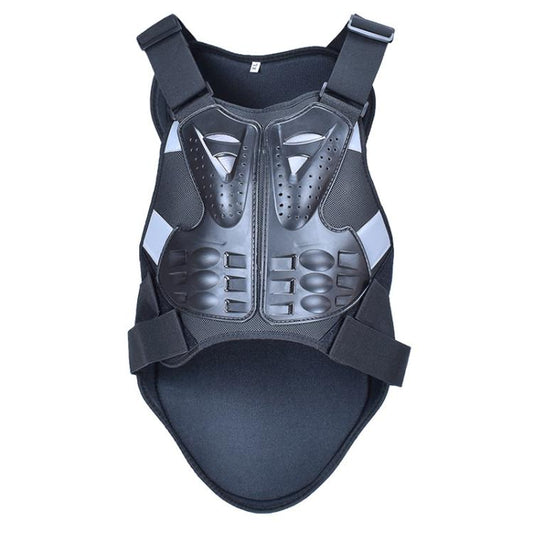 GHOST RACING GH-HJY08 Motorcycle Armor Vest Chest Protector Riding Hard Shell Clothes, Size:L(Black) - Protective Gear by GHOST RACING | Online Shopping UK | buy2fix