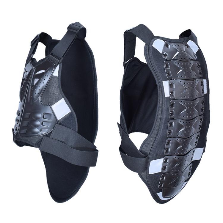 GHOST RACING GH-HJY08 Motorcycle Armor Vest Chest Protector Riding Hard Shell Clothes, Size:L(Black) - Protective Gear by GHOST RACING | Online Shopping UK | buy2fix
