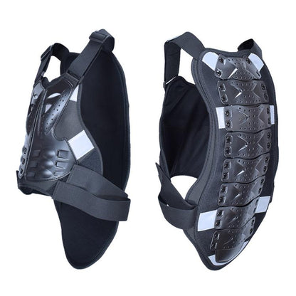 GHOST RACING GH-HJY08 Motorcycle Armor Vest Chest Protector Riding Hard Shell Clothes, Size:XL(Black) - Protective Gear by GHOST RACING | Online Shopping UK | buy2fix