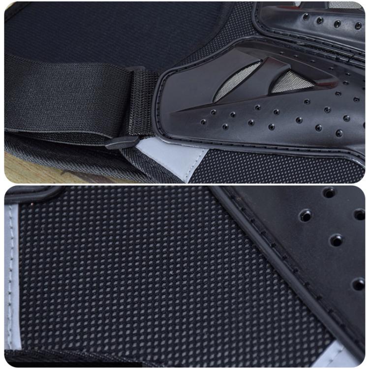 GHOST RACING GH-HJY08 Motorcycle Armor Vest Chest Protector Riding Hard Shell Clothes, Size:L(Black) - Protective Gear by GHOST RACING | Online Shopping UK | buy2fix