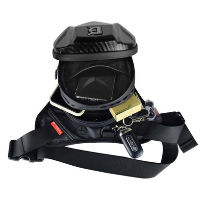 GHOST RACING GR-TB07 Motorcycle Riding Leg Bag Unisex Locomotive Travel Lure Bag(Black) - Bags & Luggages by GHOST RACING | Online Shopping UK | buy2fix