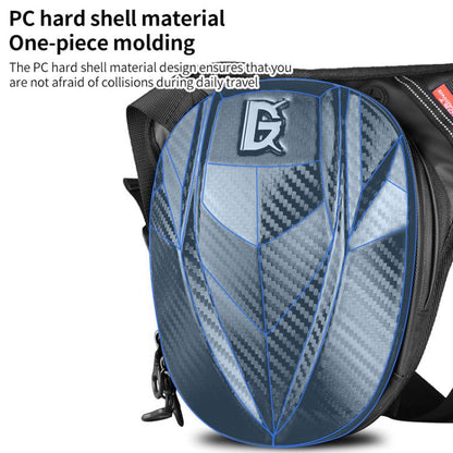 GHOST RACING GR-TB07 Motorcycle Riding Leg Bag Unisex Locomotive Travel Lure Bag(Black) - Bags & Luggages by GHOST RACING | Online Shopping UK | buy2fix