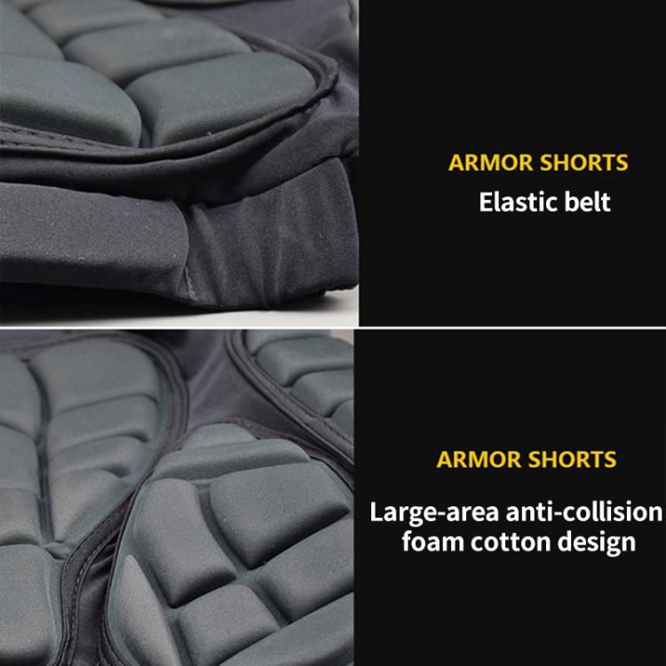 GHOST RACING GH-YW094 Off-road Motorcycle Armor Racing Riding Hip Protector Pants, Size:L(Black) - Protective Gear by GHOST RACING | Online Shopping UK | buy2fix