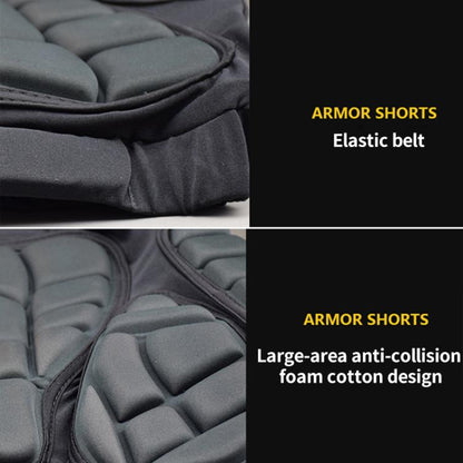 GHOST RACING GH-YW094 Off-road Motorcycle Armor Racing Riding Hip Protector Pants, Size:XXXL(Black) - Protective Gear by GHOST RACING | Online Shopping UK | buy2fix