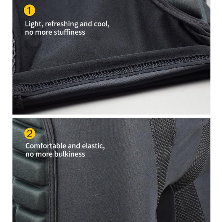 GHOST RACING GH-YW094 Off-road Motorcycle Armor Racing Riding Hip Protector Pants, Size:XXXL(Black) - Protective Gear by GHOST RACING | Online Shopping UK | buy2fix