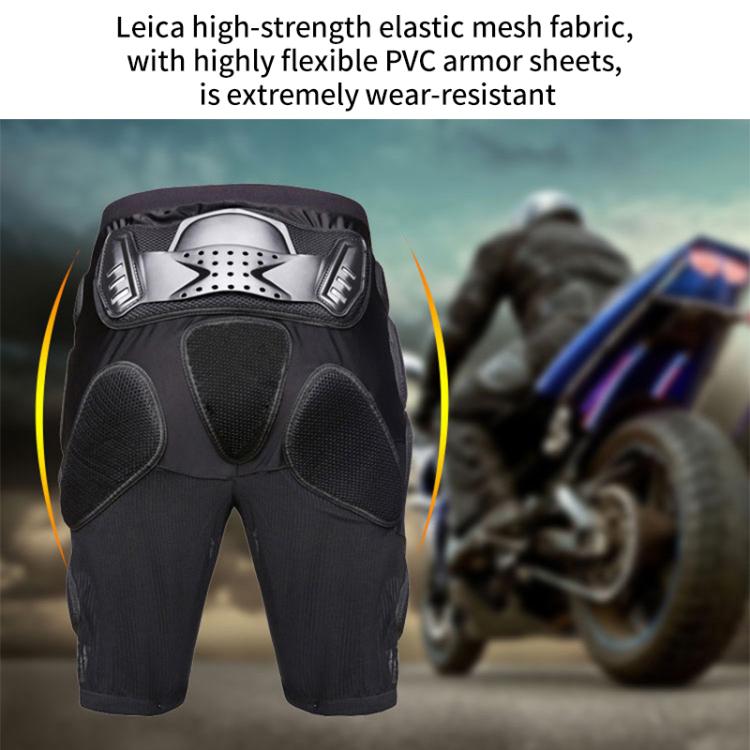 GHOST RACING K062 Off-road Motorcycle Armor Pants Racing Riding Anti-fall Hip Protector, Size:XXL(Black) - Protective Gear by GHOST RACING | Online Shopping UK | buy2fix