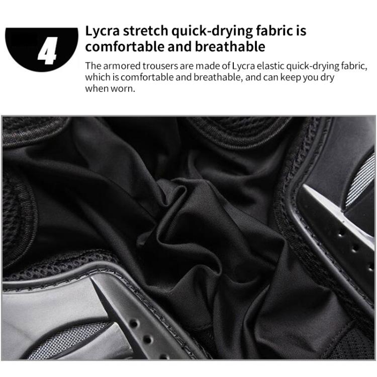 GHOST RACING K062 Off-road Motorcycle Armor Pants Racing Riding Anti-fall Hip Protector, Size:XL(Black) - Protective Gear by GHOST RACING | Online Shopping UK | buy2fix