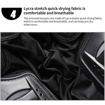 GHOST RACING K062 Off-road Motorcycle Armor Pants Racing Riding Anti-fall Hip Protector, Size:S(Black) - Protective Gear by GHOST RACING | Online Shopping UK | buy2fix