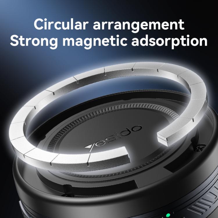 Yesido C223 Electric Vacuum Suction Cup MagSafe Car Mount(Black) - Universal Car Holders by Yesido | Online Shopping UK | buy2fix