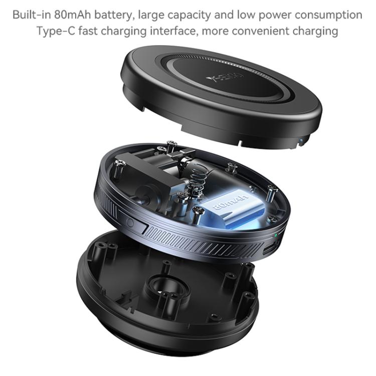 Yesido C223 Electric Vacuum Suction Cup MagSafe Car Mount(Black) - Universal Car Holders by Yesido | Online Shopping UK | buy2fix