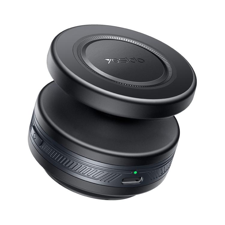 Yesido C224 Electric Vacuum Suction Cup MagSafe Car Mount with 360 Degree Rotating Base(Black) - Universal Car Holders by Yesido | Online Shopping UK | buy2fix