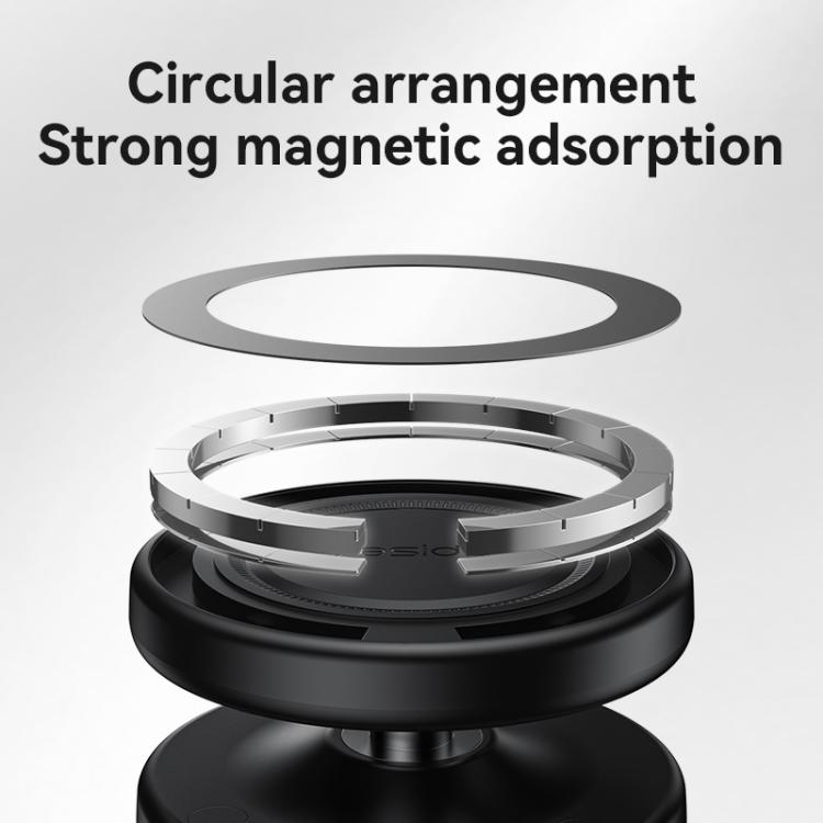 Yesido C224 Electric Vacuum Suction Cup MagSafe Car Mount with 360 Degree Rotating Base(Black) - Universal Car Holders by Yesido | Online Shopping UK | buy2fix