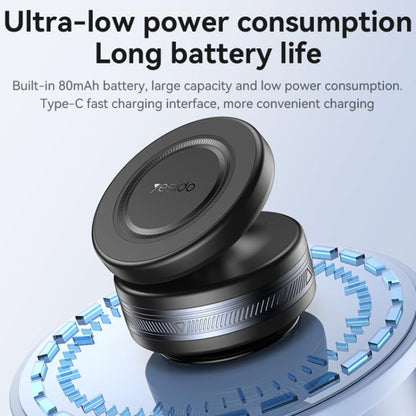 Yesido C224 Electric Vacuum Suction Cup MagSafe Car Mount with 360 Degree Rotating Base(Black) - Universal Car Holders by Yesido | Online Shopping UK | buy2fix