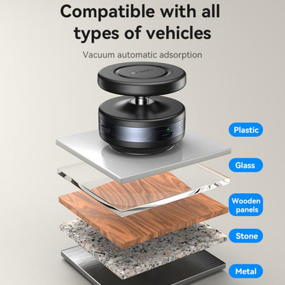 Yesido C224 Electric Vacuum Suction Cup MagSafe Car Mount with 360 Degree Rotating Base(Black) - Universal Car Holders by Yesido | Online Shopping UK | buy2fix