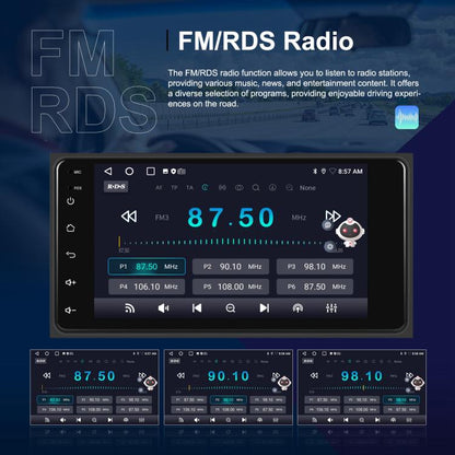 For Toyota COROLLA Android 15 7 inch Wireless CarPlay Car Player Car Central Control Navigation Machine, Specification:Standard - Car MP3 & MP4 & MP5 by buy2fix | Online Shopping UK | buy2fix