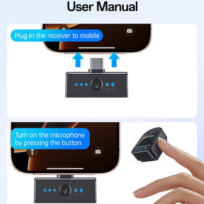 Yesido KR19 2 in 1 Magnetic Button Lavalier Microphone(Black) - Microphone by Yesido | Online Shopping UK | buy2fix