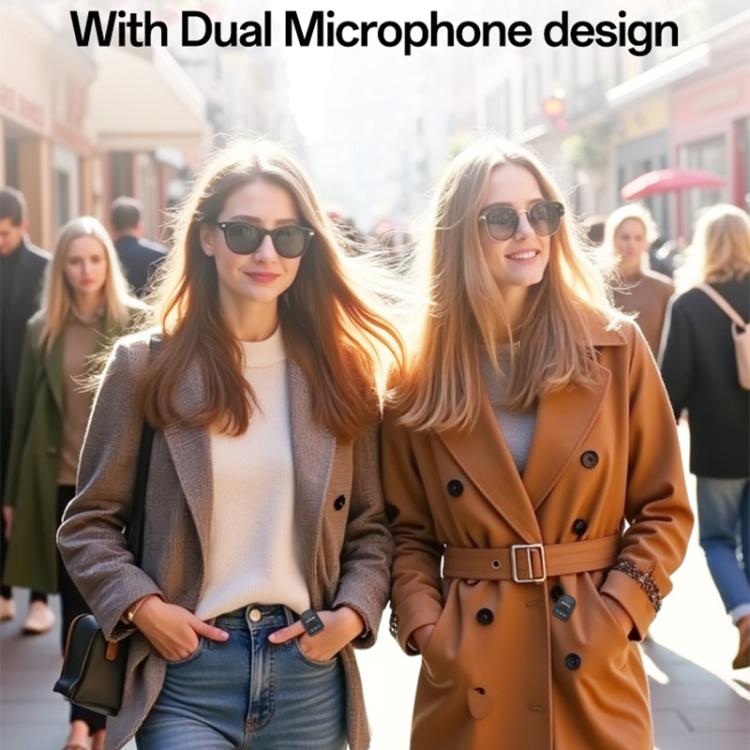 Yesido KR19 2 in 1 Magnetic Button Lavalier Microphone(Black) - Microphone by Yesido | Online Shopping UK | buy2fix