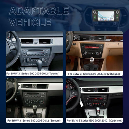 For BMW 3 Series E90 Android 15 7 inch Car CarPlay Car Navigation Reversing Image Integrated Machine, Specification:Standard+AHD+Microphone - Car MP3 & MP4 & MP5 by buy2fix | Online Shopping UK | buy2fix