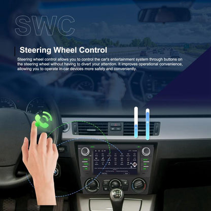 For BMW 3 Series E90 Android 15 7 inch Car CarPlay Car Navigation Reversing Image Integrated Machine, Specification:Standard - Car MP3 & MP4 & MP5 by buy2fix | Online Shopping UK | buy2fix