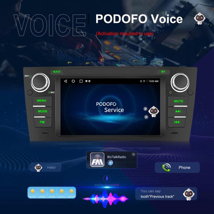 For BMW 3 Series E90 Android 15 7 inch Car CarPlay Car Navigation Reversing Image Integrated Machine, Specification:Standard+AHD+Microphone - Car MP3 & MP4 & MP5 by buy2fix | Online Shopping UK | buy2fix