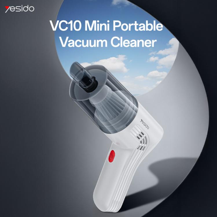 Yesido VC10 Car Portable Handheld Vacuum Cleaner(White) - Vacuum Cleaner by Yesido | Online Shopping UK | buy2fix