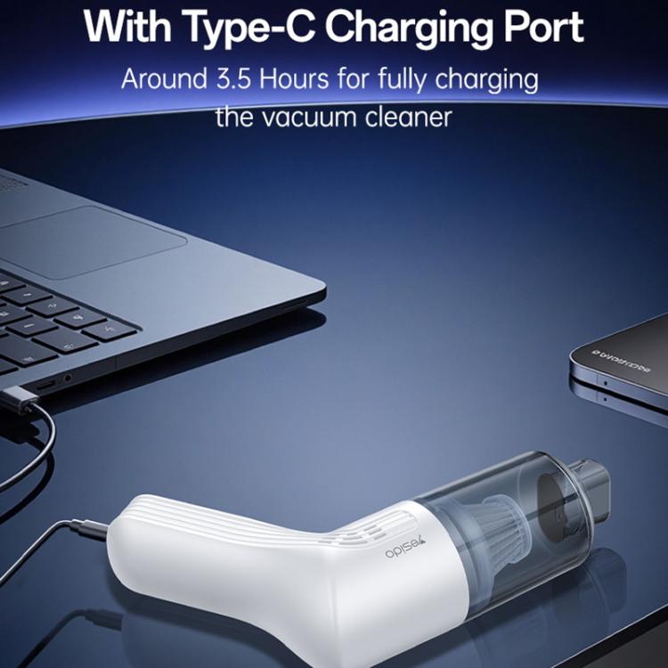 Yesido VC10 Car Portable Handheld Vacuum Cleaner(White) - Vacuum Cleaner by Yesido | Online Shopping UK | buy2fix