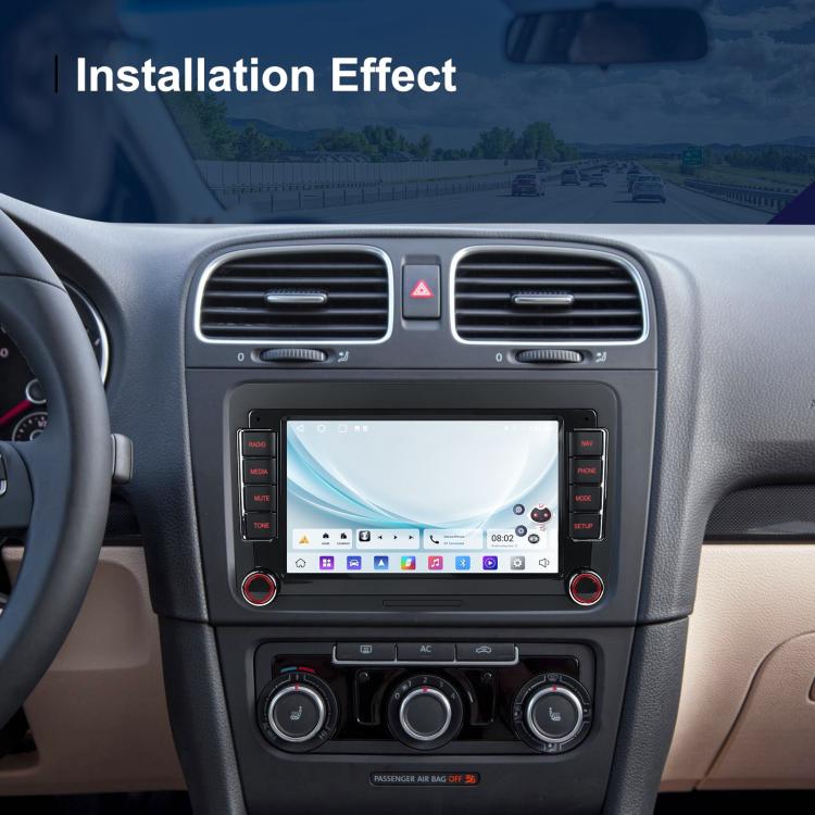 For Volkswagen Android 15 7 inch Horizontal Screen Car Player Car Central Control Navigation, Specification:Standard+AHD+Microphone - Car MP3 & MP4 & MP5 by buy2fix | Online Shopping UK | buy2fix