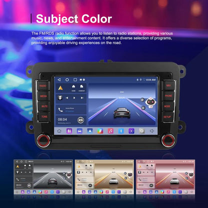 For Volkswagen Android 15 7 inch Horizontal Screen Car Player Car Central Control Navigation, Specification:Standard+AHD+Microphone - Car MP3 & MP4 & MP5 by buy2fix | Online Shopping UK | buy2fix
