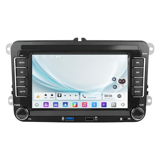 For Volkswagen Android 15 7 inch Horizontal Screen Car Player Car Central Control Navigation with Dual USB Ports, Specification:Standard+AHD+Microphone - Car MP3 & MP4 & MP5 by buy2fix | Online Shopping UK | buy2fix