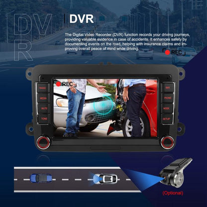 For Volkswagen Android 15 7 inch Horizontal Screen Car Player Car Central Control Navigation with Dual USB Ports, Specification:Standard - Car MP3 & MP4 & MP5 by buy2fix | Online Shopping UK | buy2fix