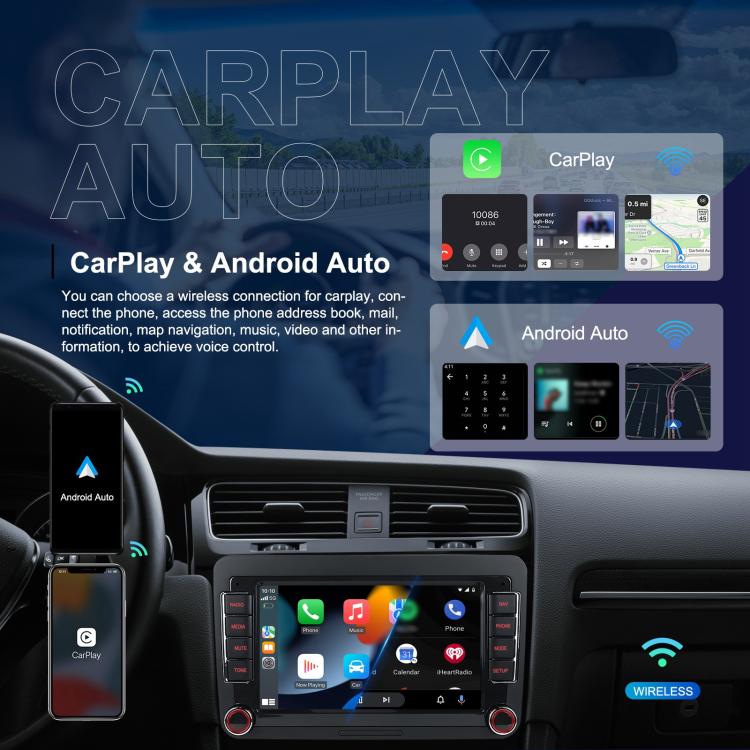 For Volkswagen Android 15 9 inch Screen Car Player Car Central Control Navigation, Specification:Standard - Car MP3 & MP4 & MP5 by buy2fix | Online Shopping UK | buy2fix