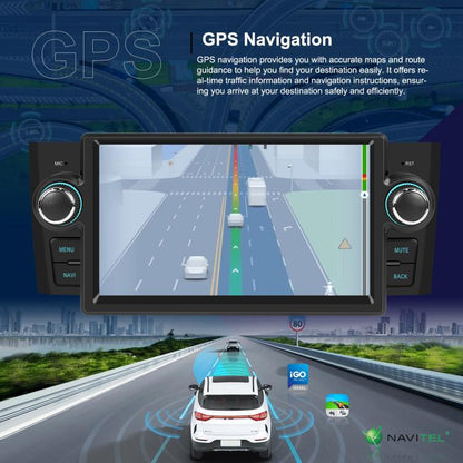 For Fiat Punto 2005-2009 Android 15 7 inch 2G+64G Car Central Control Audio Video Navigation, Specification:Standard+AHD+Microphone - Car MP3 & MP4 & MP5 by buy2fix | Online Shopping UK | buy2fix