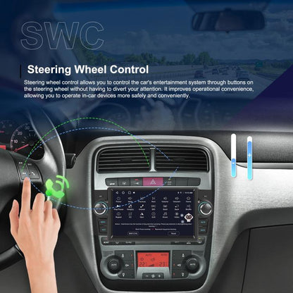 For Fiat Punto 2005-2009 Android 15 7 inch 2G+64G Car Central Control Audio Video Navigation, Specification:Standard+AHD+Microphone - Car MP3 & MP4 & MP5 by buy2fix | Online Shopping UK | buy2fix