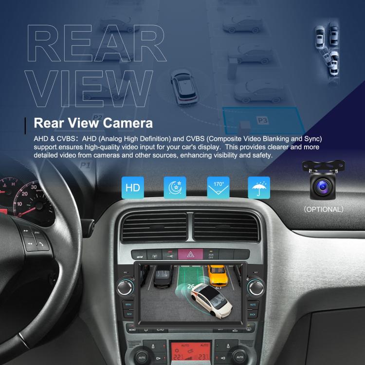 For Fiat Punto 2005-2009 Android 15 7 inch 4G+64G Car Central Control Audio Video Navigation, Specification:Standard+AHD+Microphone - Car MP3 & MP4 & MP5 by buy2fix | Online Shopping UK | buy2fix