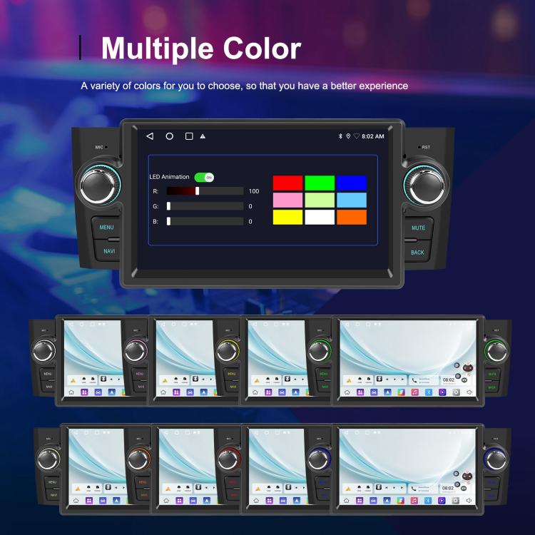 For Fiat Punto 2005-2009 Android 15 7 inch 4G+64G Car Central Control Audio Video Navigation, Specification:Standard+AHD+Microphone - Car MP3 & MP4 & MP5 by buy2fix | Online Shopping UK | buy2fix