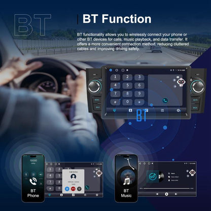 For Fiat Punto 2005-2009 Android 15 7 inch 4G+64G Car Central Control Audio Video Navigation, Specification:Standard - Car MP3 & MP4 & MP5 by buy2fix | Online Shopping UK | buy2fix