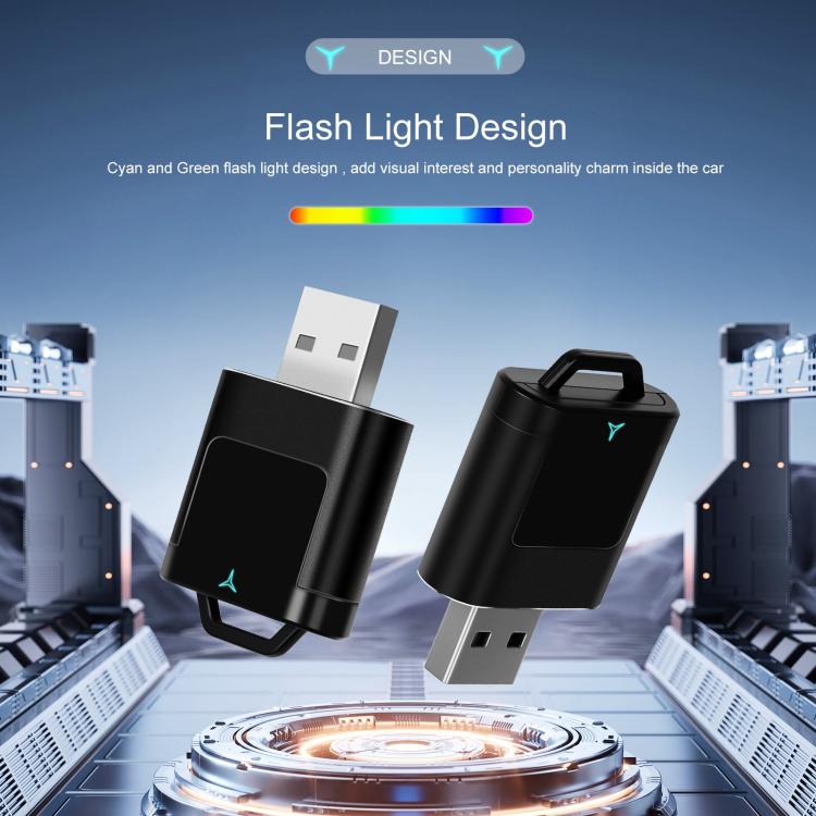 Car CarPlay and Android Auto Wired to Wireless Smart Box USB Adapter(Black) - Bluetooth Adapters by buy2fix | Online Shopping UK | buy2fix