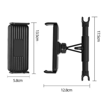 ZY-TZ04P Car Headrest Phone & Tablet Holder(Black) - Universal Car Holders by buy2fix | Online Shopping UK | buy2fix