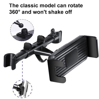 ZY-TZ04P Car Headrest Phone & Tablet Holder(Black) - Universal Car Holders by buy2fix | Online Shopping UK | buy2fix