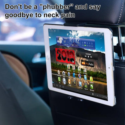 ZY-TZ04P Car Headrest Phone & Tablet Holder(Black) - Universal Car Holders by buy2fix | Online Shopping UK | buy2fix