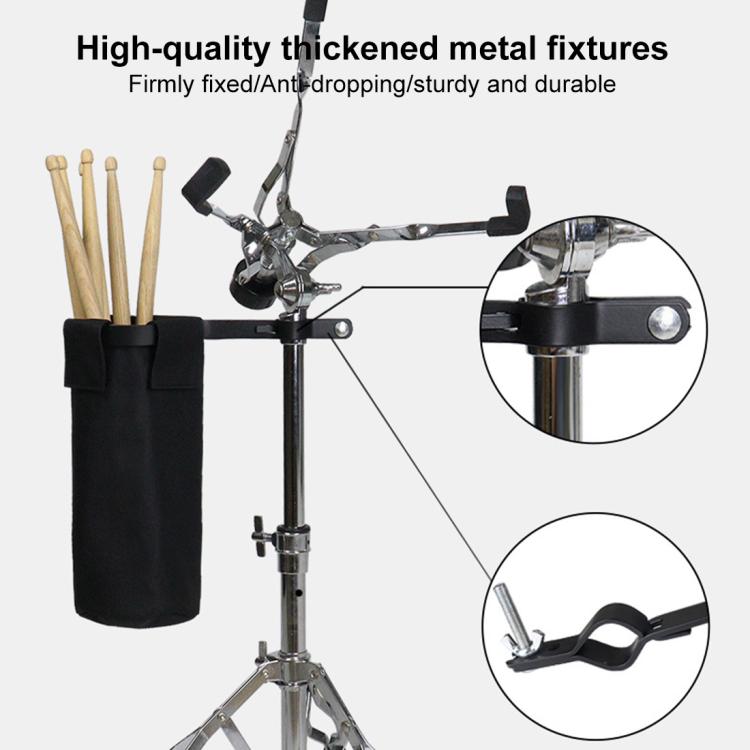 CT-824 Thickened Oxford Cloth Drum Stick Barrel Portable Drumstick Bag(Black) - Percussion Accessories by buy2fix | Online Shopping UK | buy2fix