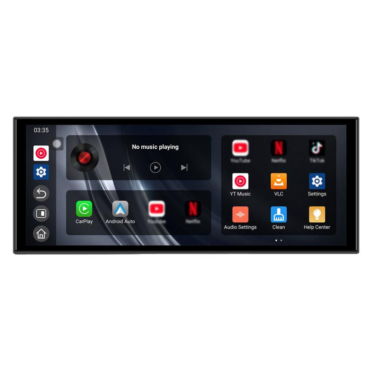 10.25 inch Android 15 2G+32G Car Reversing Display Monitor Screen Without Rear View Camera WiFi Version(Black) - Car Monitor by buy2fix | Online Shopping UK | buy2fix