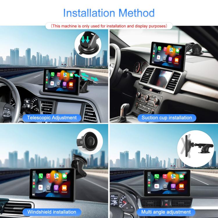 7 inch Android 15 2G+32G Car Reversing Display Monitor Screen Without Rear View Camera WiFi Version(Black) - Car Monitor by buy2fix | Online Shopping UK | buy2fix