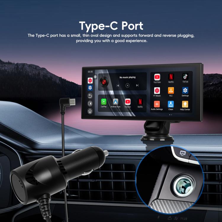 9 inch Android 15 2G+32G Car Reversing Display Monitor Screen Without Rear View Camera WiFi Version(Black) - Car Monitor by buy2fix | Online Shopping UK | buy2fix