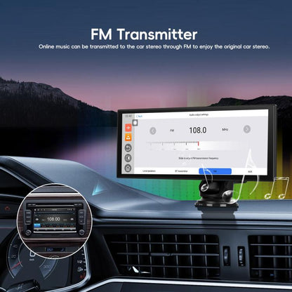 10.25 inch Android 15 2G+32G Car Reversing Display Monitor Screen Without Rear View Camera WiFi Version(Black) - Car Monitor by buy2fix | Online Shopping UK | buy2fix